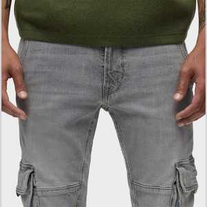 Jeans de Mezclilla para Hombre, Ecológicos, Ajustados, Rectos, de Tela Suave y Transpirable, para Uso Diario, Lavados, a Precio Económico y Alta Calidad - Product Image 5
