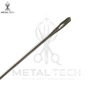 Aiguilles à pointe courbée personnalisées emballées sous film, outil professionnel en acier inoxydable pour la couture de trames de perruques - Product Image 5