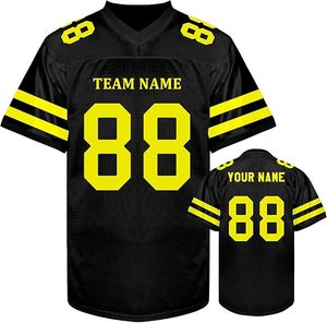 Personnalisez votre propre maillot de football cousu/imprimé avec nom et numéro personnalisés, maillot de football américain dégradé pour hommes et garçons - Product Image 5