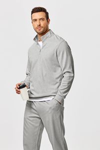Custom 1/4 <b>Zip</b> Tracksuit Set Manufacturer for Men Women Unisex Athletic Sportswear Gym Training and Casual Wear - Product Image 3