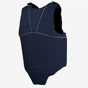Protector Corporal Ecuestre Personalizado en Negro y Azul Marino, Chaleco de Seguridad para Montar a Caballo, Protección Contra Impactos de Espuma EVA, Venta al Por Mayor OEM - Product Image 2