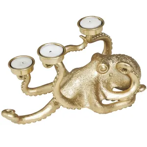 Support de bougie rond en métal doré fait main, qualité export pour les activités religieuses, destiné aux acheteurs en gros aux États-Unis, au Royaume-Uni et aux Émirats arabes unis - Product Image 5