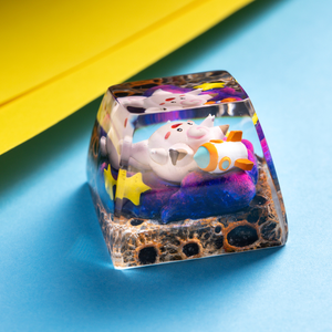 Teclas Artesanales Bosque Místico, Teclas Artesanales Personalizadas, Teclas Anime Lindas, Teclas Verdes, Juego de Teclas, Teclas de Madera - Product Image 2