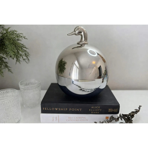 Cubo de Hielo Premium con Tapa de Diseño de Pato Redondo, Capa Aislante para una Larga Retención de Hielo, con Acabado Pulido Espejo, Accesorios para Bar - Product Image 2