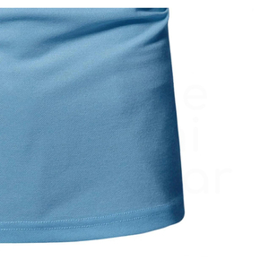 เสื้อโปโลผู้ชาย แขนสั้น สีฟ้าอ่อน ผ้าถัก สไตล์ลำลอง ทรงปกติ - Product Image 6