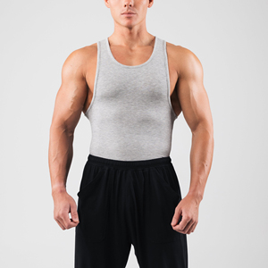 Camiseta deportiva para ejercicio, gimnasio, fitness, deportes, cuello redondo, holgada, 100% algodón, camiseta sin mangas para hombre, chaleco de verano, sin mangas. - Product Image 3