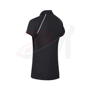 เสื้อโปโลผู้หญิงสั่งทำพิเศษ ผ้าฝ้ายระบายอากาศ แขนสั้น รับผลิตแบบ OEM แบรนด์ส่วนตัว โรงงานผลิตเสื้อผ้าแฟชั่นขายส่ง - Product Image 5