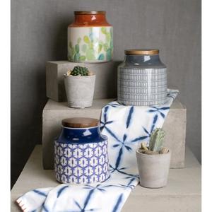 Elegante Tarro de Almacenamiento para Cocina con Acabado Degradado y Tapa de Madera, Hermético para Mantener la Frescura, Organizador Estiloso para Encimera, para Té y Café - Product Image 5