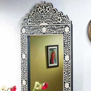 Good Quality Luxurious Handcrafted 100% Natural Bone Inlay <b>Mirror</b> <b>Frame</b> for Decoration From India. - Product Image 1