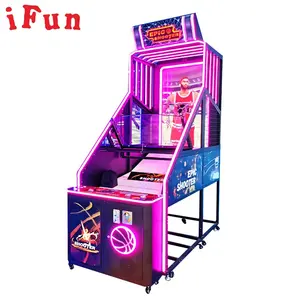 Nueva máquina de juego de arcade de baloncesto de tiro callejero para adultos de Interior de lujo de alta calidad con video
