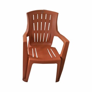 Chaise à dossier en plastique vierge fabriquée en Inde, durable, légère, idéale pour la maison, le jardin, le bureau et l'extérieur - Product Image 1