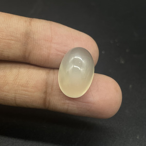 Pierre de lune blanche authentique ovale de 17,2x11,7 mm, 13,70 carats, pour bijoux faits à la main - Product Image 4