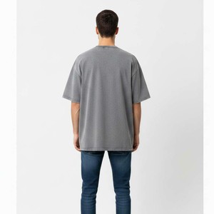 Camiseta de Manga Corta para Hombre, Cuello Redondo, Corte Regular, Tejido de Jersey de Algodón, Color Liso, Transpirable, Casual, OEM, ODM, Venta al Por Mayor - Product Image 2