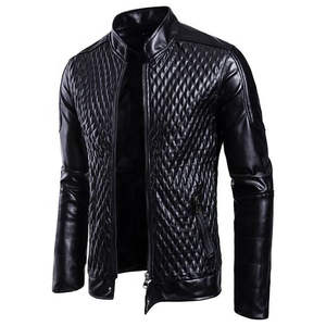 Veste en cuir pour homme, respirante, de haute qualité, imperméable, coupe-vent, décontractée, à capuche, pour l'été, vente en gros - Product Image 3