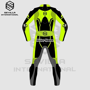 Combinaison de course en cuir pour moto, design personnalisé, tableau de tailles sur mesure, cuir de kangourou de qualité supérieure, impression de logo personnalisée, été - Product Image 6