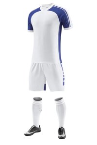 Conjunto de Camiseta de Fútbol para Hombre, Manga Corta, Bloques de Color, Poliéster que Absorbe la Humedad, Uniformes para Adultos, Todas las Temporadas - Product Image 3