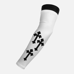 Customized Plain Color Unisex <b>Compression</b> <b>Arm</b> <b>Sleeves</b> For Cycling Gym & Running Tight Fit Sweat Absorbing Compressed <b>Arm</b> <b>Sleeve</b> - Product Image 1