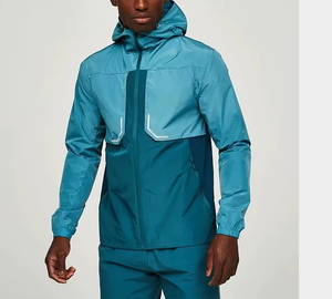 Conjunto de Chaqueta y Pantalones Cortos de Poliéster y Nailon para Hombre, Traje Deportivo con Parches de Color en Contraste, Cortavientos Holgado, Conjuntos Cortos para Hombre 2027 - Product Image 5