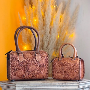 Sac de voyage léger en cuir véritable Venus avec fermeture éclair unique pour femmes et jeunes filles, idéal pour la vie quotidienne, vente en gros - Product Image 2