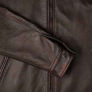 Blouson de motard homme style vintage sur mesure de qualité supérieure 2026 avec coupe ajustée pour la moto et la mode urbaine - Product Image 6