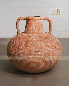 Art-home Céramique Pot en céramique galvanisé moderne de qualité supérieure avec 2 poignées pour plantation de maison et de jardin et mini aménagement paysager - Product Image 4