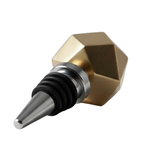 Bouchon de bouteille en or et argent, style personnalisé, artisanat métallique, bouchon de bouteille en acier inoxydable pour bière, vin, champagne - Product Image 4