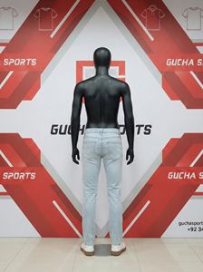 Jeans en denim délavé pour homme, coupe droite, tissu en coton doux et résistant, design classique à cinq poches, vêtements décontractés, approvisionnement en gros OEM - Product Image 4