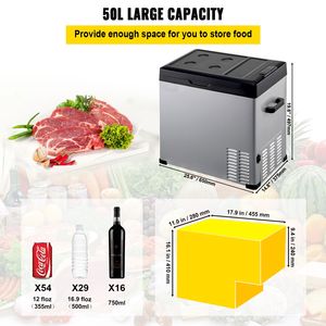 Frigorifero Portatile 12V/24V DC 110V/220V AC con Compressore per Auto, da 4 a 68°F, Controllo APP, Certificato GS - Product Image 3