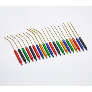 Juego de 20 Cánulas de Liposucción con Mango Fijo para Extracción de Grasa, Tubos Dorados - Product Image 1