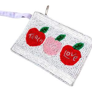 Decorative Beaded Coin Holder Handmade <b>Mini</b> <b>Pouch</b> for Cash Coins and Accessories At Cheap Price - Product Image 2