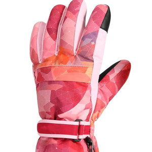 Gants de ski et de snowboard d'hiver, imperméables, coupe-vent, isolés thermiquement, compatibles avec les écrans tactiles, sangle de poignet réglable - Product Image 5