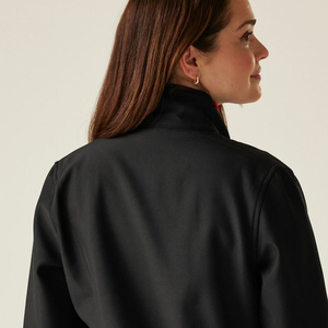 Custom <b>Women</b> Softshell <b>Jacket</b> Stand Collar Outdoor Casual Windproof Full Zip Utility Pockets Lightweight Weather Resistant Wear - Product Image 4