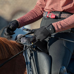 Gants d'équitation de qualité supérieure avec sangle de poignet réglable et contrôle supérieur, gants d'équitation OEM - Product Image 6