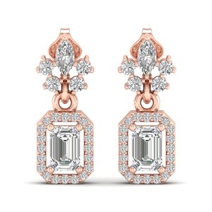REYES Classic Design 925 Sterling <b>Silver</b> GRA Certificated Moissanite Screw <b>Back</b> Drop <b>Earring</b> For Women Wholesale Jewelry - Product Image 2