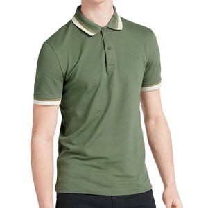 Camisa Polo para Hombre de Alta Calidad al por Mayor, Transpirable, Antiarrugas, Diseño Personalizado, Corte Casual, Cuello y Puños con Ribete, 100% Algodón Orgánico - Product Image 1