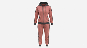 Factory Price Customized Logo & Design Women's Pullover Tracksuit Full Zipper Closure Sweatshirt and <b>Pants</b> Set Winter Wear - Product Image 2