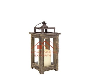 Lanternes d'Inde, lanterne en bois personnalisée, vente chaude, lanterne décorative artisanale de Noël - Product Image 1
