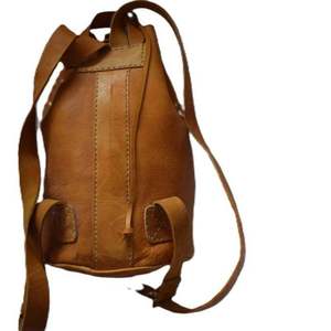Genuine Leather Vintage Softback Backpack Unisex Detachable Strap Zipper Hasp Closure Brown Daily Use <b>Beach</b> Waterproof 36-55L - Product Image 4