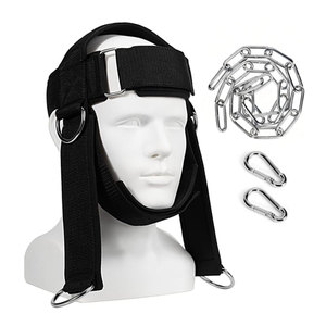 Arnés de Cuello Ajustable de Nailon con Anillas Metálicas y Mosquetones para Entrenamiento de Boxeo, Equipo de Protección Unisex para Adultos - Product Image 1