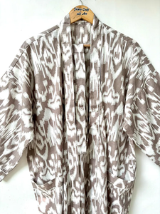 Camisón Kimono con Estampado de Dibujos Animados para Mujer, Suave y Transpirable, de Algodón, para Verano, Hecho a Mano, ODM, Cuello en V, Cintura Elástica - Product Image 2