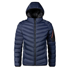 Men's <b>Winter</b> Canvas Puffer <b>Jacket</b> <b>Waterproof</b> Windproof Stand Collar Casual Coat with Long Fabric Brand New Best Selling - Product Image 4