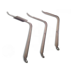 Juego de 3 Retractores de Rodilla Hohmann Curvos, Instrumentos Quirúrgicos Ortopédicos, Mango de 7'' - Product Image 2