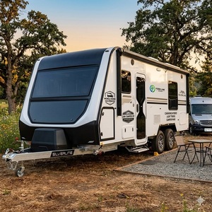 Caravane moderne d'occasion haut de gamme avec design imperméable et suspension indépendante, prête pour les voyages d'aventure - Product Image 6