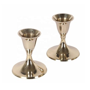 Aluminum Handmade <b>Candle</b> Stand <b>Set</b> 3 Pcs Copper Finish Home Decorative Dining Table Centerpiece Thanksgiving Decor - Product Image 5