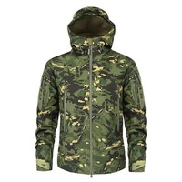 Veste tactique softshell pour homme, best-seller, personnalisable, imperméable, respirante, à capuche, style streetwear, activités hivernales en plein air