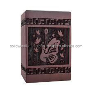 Urnas de cremación de madera para adultos Urnas de madera Urnas funerarias Tamaño personalizado Suministros funerarios - Product Image 2