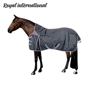 Waterproof <b>Horse</b> Turnout Blanket Heavy Duty Stable Rug Breathable Outdoor Equestrian <b>Rain</b> <b>Sheet</b> Adjustable Straps Durable Black - Product Image 1