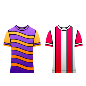 Maillot de football personnalisé pour équipe, motif floral, polyester/coton sublimé, séchage rapide, col en V à fermeture magnétique, manches courtes, unisexe - Product Image 3