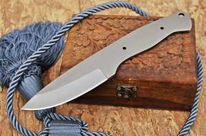 Cuchillo de Caza con Hoja en Blanco, Cuchillos de Acero de una Sola Pieza Forjados a Mano, Hoja de Cuchillo de Acero Inoxidable de Alta Calidad - Product Image 3