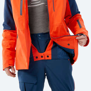 <b>Waterproof</b> Men's Ski Jacket Two-Tone Hooded Winter Snowboard <b>Coat</b> Windproof Mountain Technical Shell Outdoor <b>Parka</b> Hiking - Product Image 4